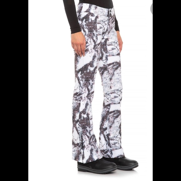printed snowboard pants